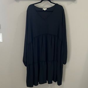 Oddy 3XL Black Ruffle Dress